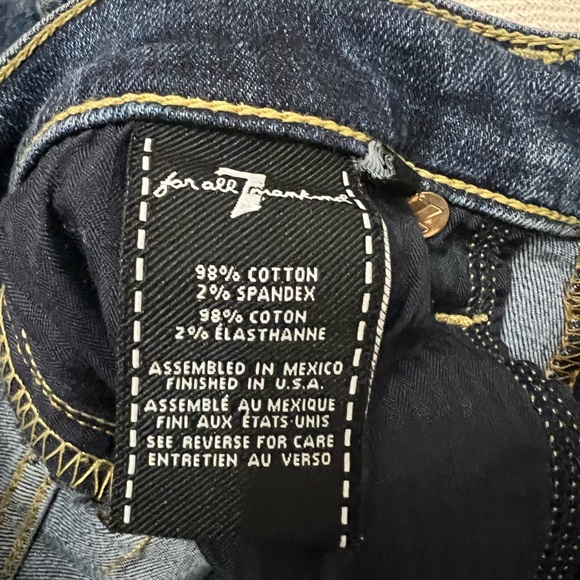 7 for All Mankind Midrise Skinny Jeans - Picture 4 of 7